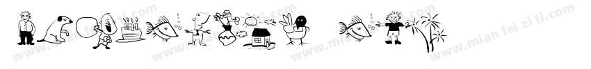 childrens day字体转换